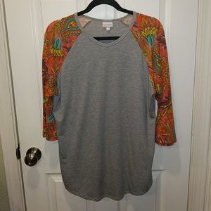 Lularoe randy baseball t